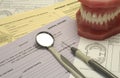 Dental Forms Royalty Free Stock Photo