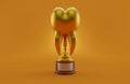 Dental golden trophy