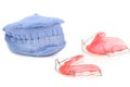 Dental gypsum models and dental brace