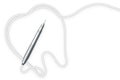 Dental handpieces instrument and tooth shape frame made from cab