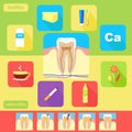 Dental health icons