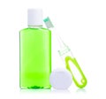 Dental health toothbrush, mouthwash, dental floss Royalty Free Stock Photo