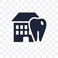 Dental House transparent icon. Dental House symbol design from D