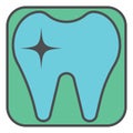 Dental hygiene, icon Royalty Free Stock Photo