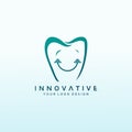 Dental vector logo design idea