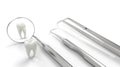 Dental instrument, 3d illustration