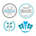 Dental logo , clinic logo vector