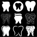Dental Logo Design. Creative Dentist Logo. Dental Clinic Creative Company Vector Logo. Dental logo and symbol template vector icon Royalty Free Stock Photo