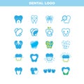 Dental Logo Set, EPS 10 Royalty Free Stock Photo