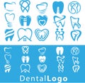 Dental logo set