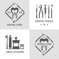 Dental logo set.