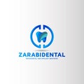 Dental medical health tooth logo design