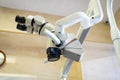 Dental microscope. equipment for quality dental treatment Royalty Free Stock Photo