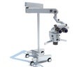 Dental Microscope medical equipment 3D rendering on white background