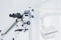 Dental microscope in a modern Royalty Free Stock Photo
