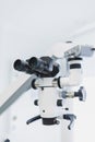 Dental microscope in a modern Royalty Free Stock Photo