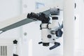 Dental microscope in a modern Royalty Free Stock Photo