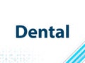 Dental Modern Flat Design Blue Abstract Background