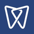 Dental monogram cool vector logo
