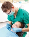 Dental phobia and anxiety Royalty Free Stock Photo