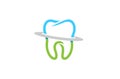 Dental Planet Circle Logo