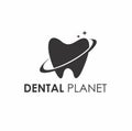 dental planet logo design concept