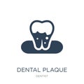 dental plaque icon in trendy design style. dental plaque icon isolated on white background. dental plaque vector icon simple and Royalty Free Stock Photo