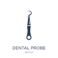 Dental Probe icon. Trendy flat vector Dental Probe icon on white