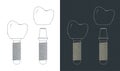 Dental prosthesis blueprints