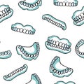 Dental prosthesis pattern. Dental implant.