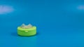 Dental retainer with green colored case Royalty Free Stock Photo