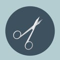 dental scissors. Vector illustration decorative design Royalty Free Stock Photo