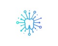 Dental Share Icon Logo Design Element Royalty Free Stock Photo