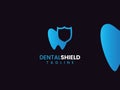 dental shield logo template, dental protect logo