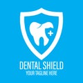 dental shield Logo vector design