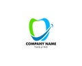 Dental smile logo vector