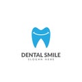 Dental smile logo vector design