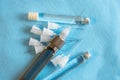 Dental syringe and carpules with dental anesthesia, lidocaine articaine mepivacaine