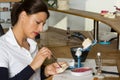Dental technician Royalty Free Stock Photo