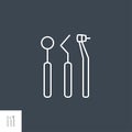 Dental Tool Line Icon