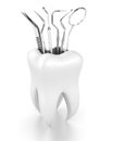 Dental tools Royalty Free Stock Photo