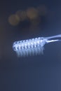 Dental toothbrush closeup