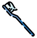 Dental toothbrush, icon Royalty Free Stock Photo