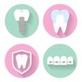 Dental vector icons