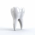 Dental Wellness: Detailed 3D Human Molar Model, Symbolizing Optimal Dental Care.