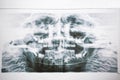 Dental X-ray of the baby`s milk and molars. Two rows of teeth, change to permanent teeth. Health and pediatric dentistry