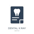 dental x ray icon in trendy design style. dental x ray icon isolated on white background. dental x ray vector icon simple and Royalty Free Stock Photo