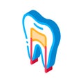 Dental X-ray Image Stomatology isometric icon vector illustration