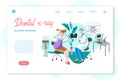 Dental x-ray webpage template