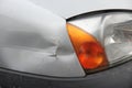 Dented car Royalty Free Stock Photo